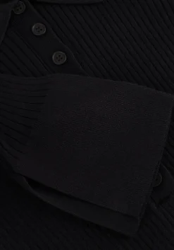 zwarte co'couture trui bonny polo long sleeve