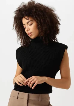 zwarte co'couture trui maja knit vest