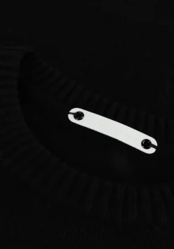 zwarte co'couture trui mero o knit