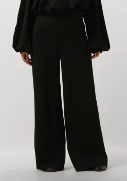 zwarte co'couture wijde broek hazelcc wide long pant
