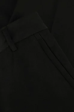 zwarte co'couture wijde broek celeste wide pant