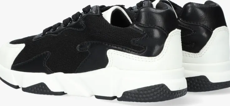 zwarte colors of california lage sneakers sneaker material mix