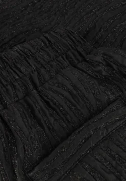 zwarte colourful rebel korte broek florence zebra lurex jacquard short