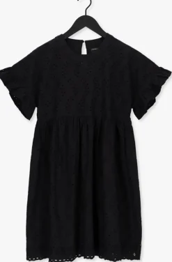 zwarte colourful rebel mini jurk rissey broderie anglaise babydoll dress