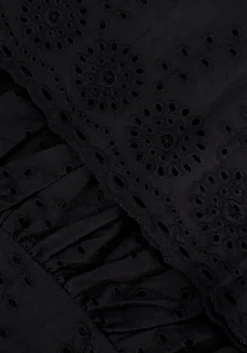 zwarte colourful rebel mini jurk rissey broderie anglaise babydoll dress