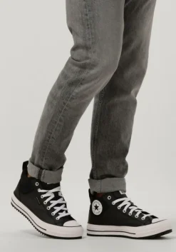 zwarte converse hoge sneakers chuck taylor all star malden street mid