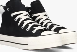 zwarte converse hoge sneakers chuck taylor all star puff lift hi