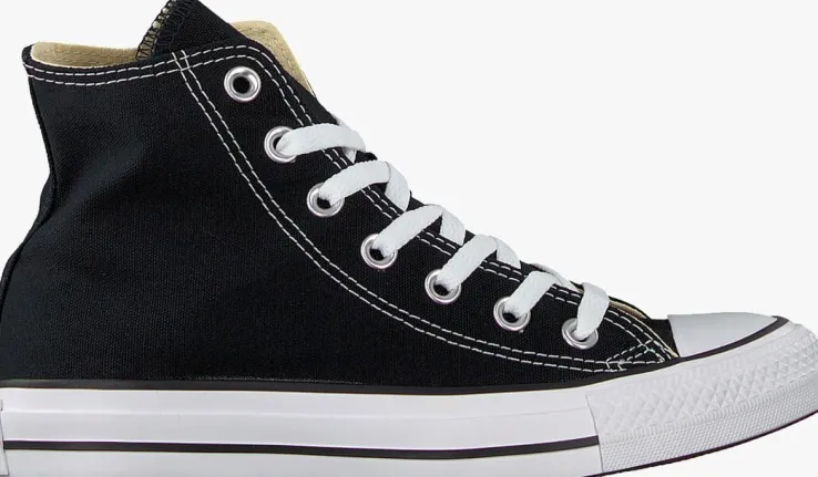zwarte converse hoge sneakers chuck taylor all star hi dames