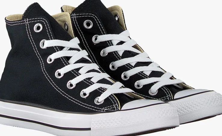 zwarte converse hoge sneakers chuck taylor all star hi dames