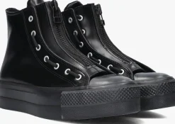 zwarte converse hoge sneakers chuck taylor all star lift hi