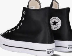 zwarte converse hoge sneakers chuck taylor all star lift hi