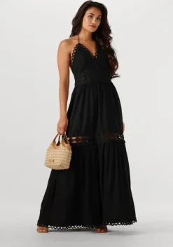 zwarte copenhagen muse maxi jurk cm asleah dress