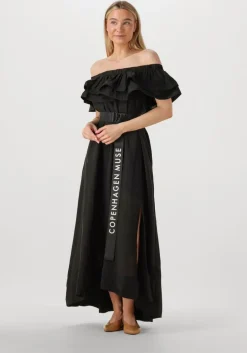 zwarte copenhagen muse maxi jurk molly dress