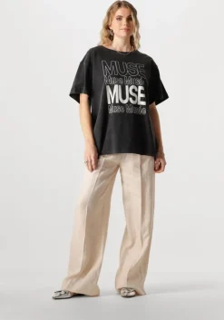zwarte copenhagen muse t-shirt cmmuse-logo-tee