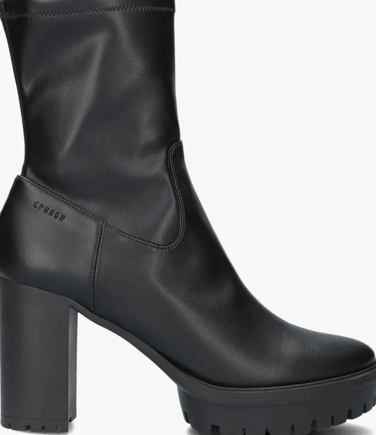 zwarte copenhagen studios enkellaarsjes cph825