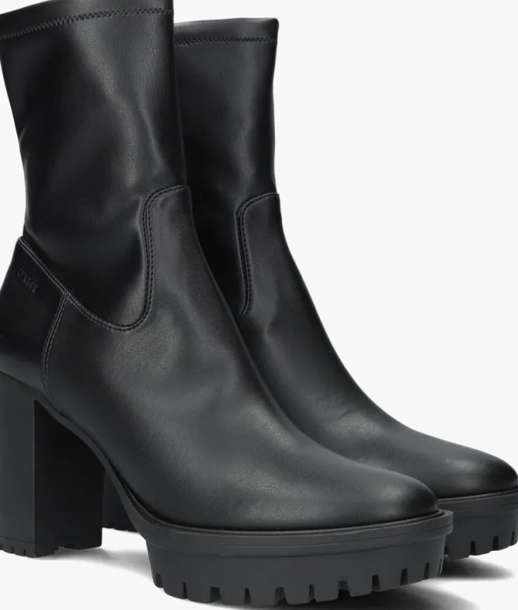 zwarte copenhagen studios enkellaarsjes cph825