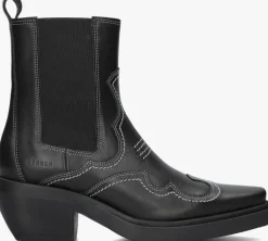 zwarte copenhagen studios enkellaarsjes cph232