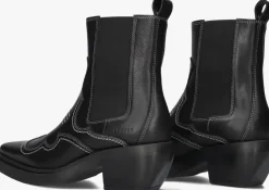 zwarte copenhagen studios enkellaarsjes cph232