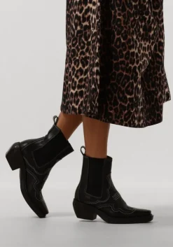 zwarte copenhagen studios enkellaarsjes cph232