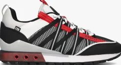 zwarte cruyff junior lage sneakers fearia