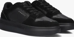 zwarte cruyff lage sneakers tennis court