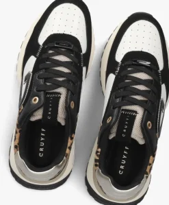 zwarte cruyff lage sneakers hyde runner