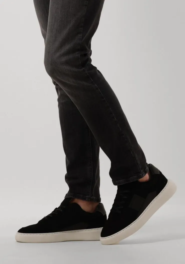 zwarte cycleur de luxe lage sneakers gravity