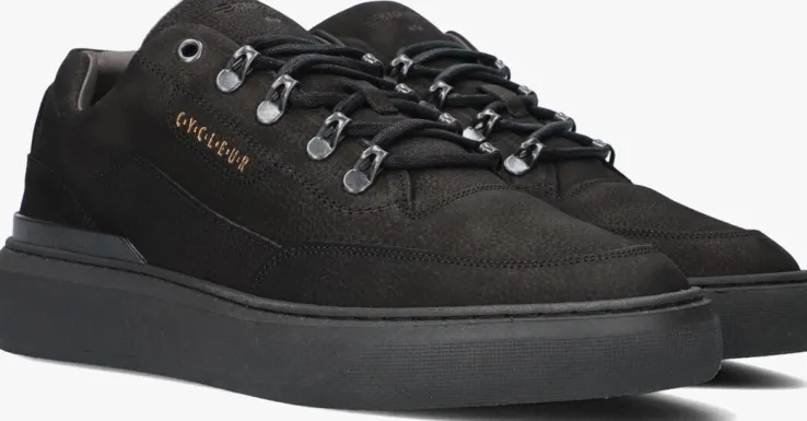 zwarte cycleur de luxe lage sneakers limit