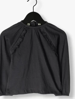 zwarte daily7 longsleeves t-shirt longsleeve structure