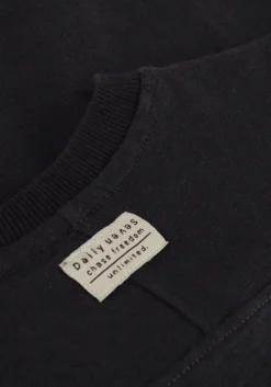 zwarte daily7 polo t-shirt pocket