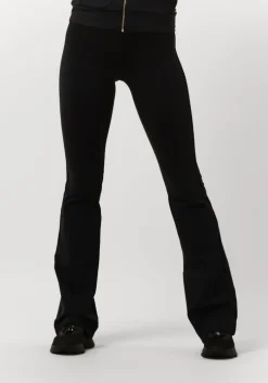 zwarte deblon sports flared broek celine flared leggings