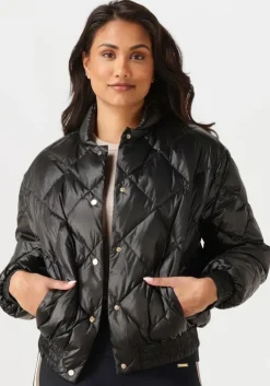 zwarte deblon sports gewatteerde jas scarlet