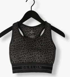 zwarte deblon sports top joy seamless top