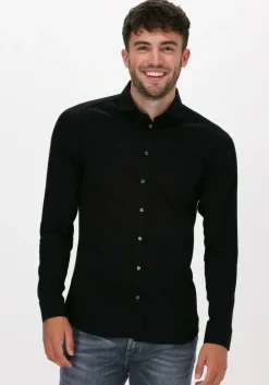 zwarte desoto klassiek overhemd kent 1/1