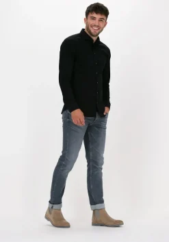 zwarte desoto klassiek overhemd kent 1/1