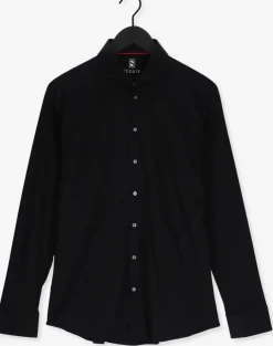 zwarte desoto klassiek overhemd kent 1/1