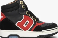 zwarte develab hoge sneaker 44305