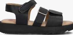 zwarte develab platte sandalen 44718