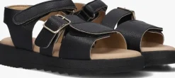 zwarte develab platte sandalen 44718