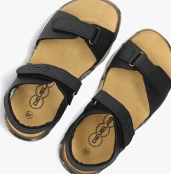 zwarte develab platte sandalen 48493