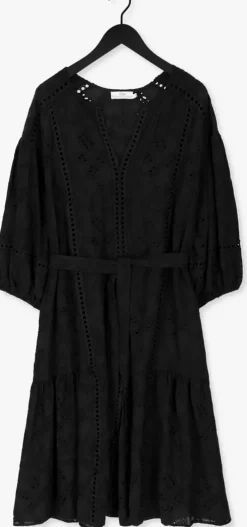 zwarte devotion midi jurk samothraki