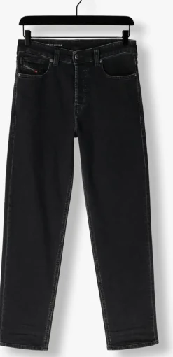 zwarte diesel straight leg jeans 1988 d-ark