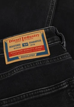 zwarte diesel straight leg jeans 1988 d-ark