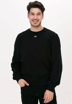 zwarte diesel sweater s-ginn-d