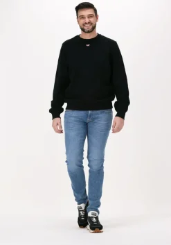 zwarte diesel sweater s-ginn-d