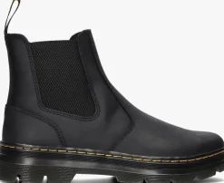 zwarte dr martens chelsea boots embury m