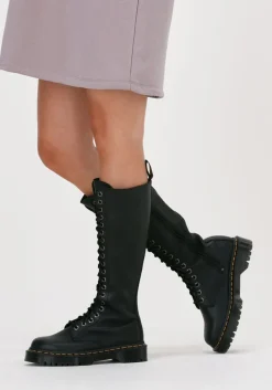 zwarte dr martens hoge laarzen 1b60 bex