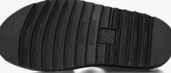 zwarte dr martens platte sandalen voss