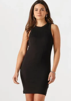 zwarte drykorn mini jurk sankia