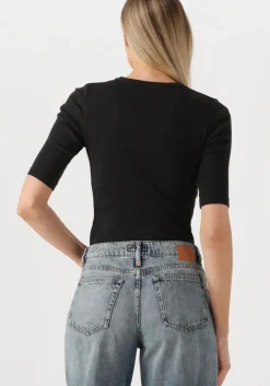 zwarte drykorn t-shirt selay